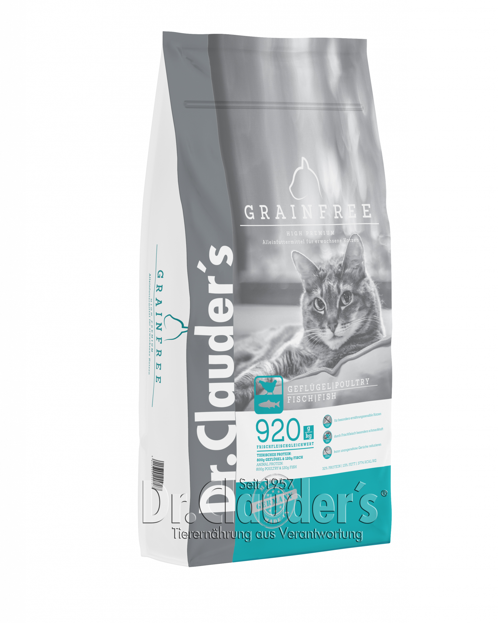 Dr. Clauder High Premium Cat Grainfree  Sans Céréales 4 kg